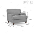 Sofa-Stuhl des amerikanischen Artantike-Sofas fancy hölzerne alibaba Sofamöbel